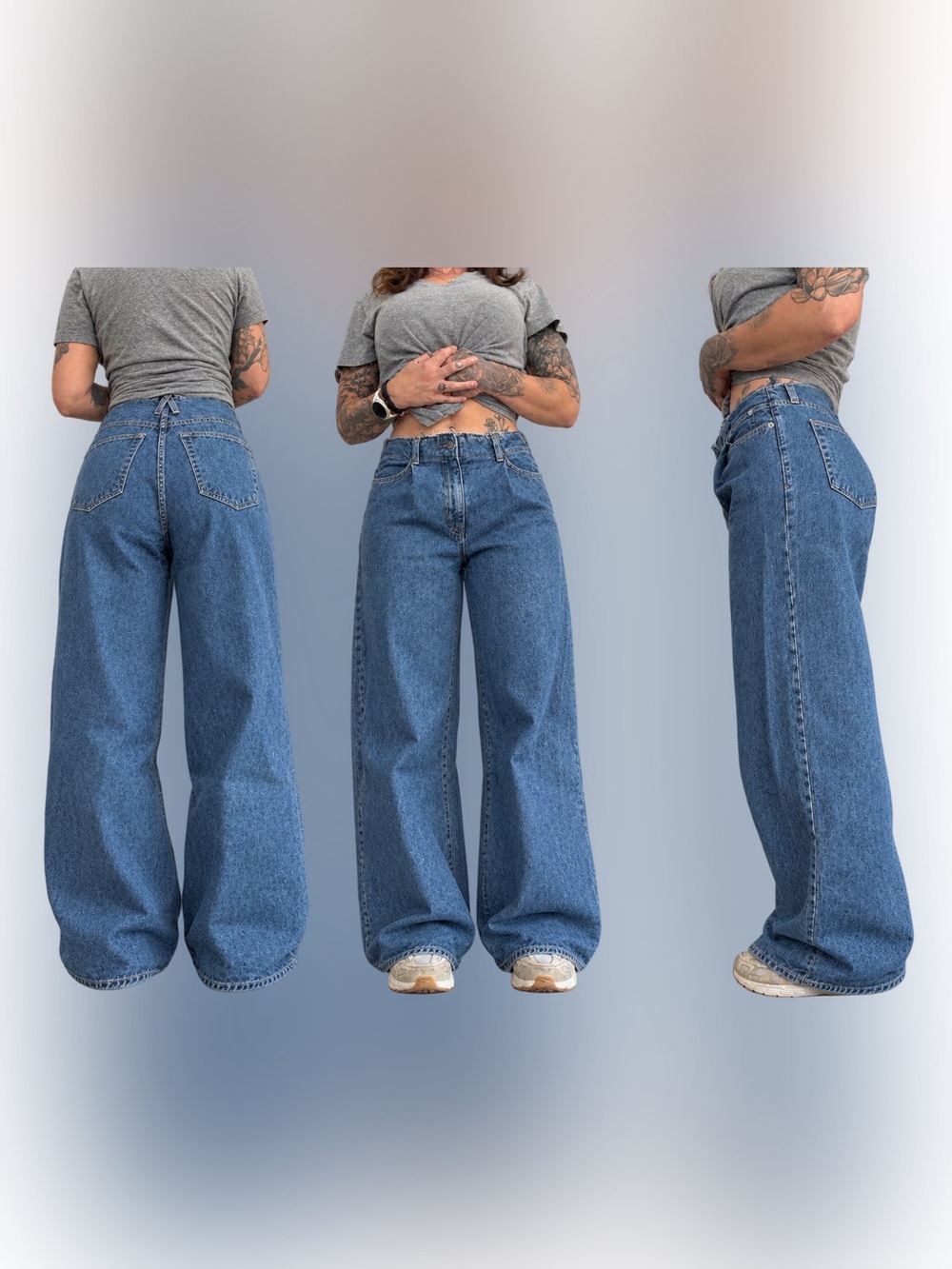 SLVRLAKE Taylor Wide Pleated Jeans in Sweet Memory